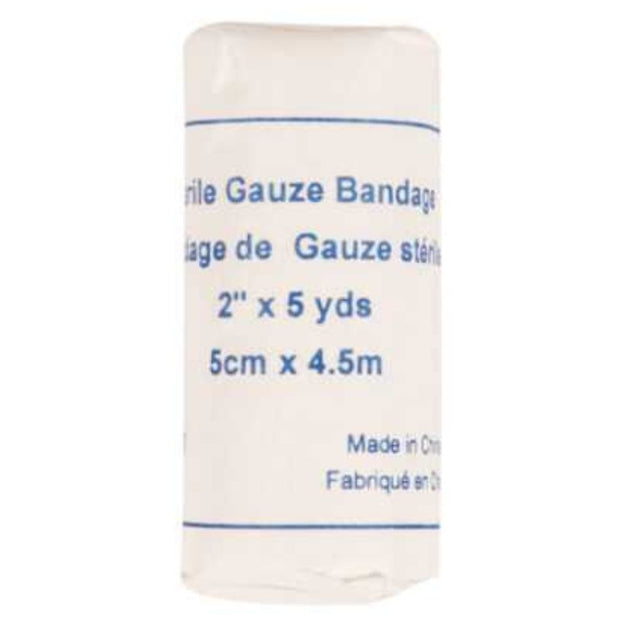 Gauze Roll, 5cm x 4.5m- 12 Rolls / Bag