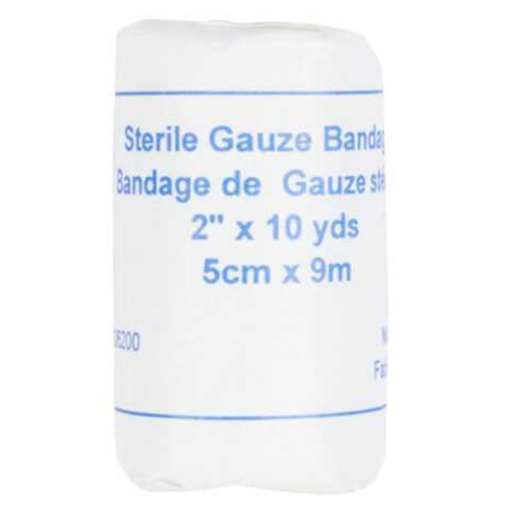 Gauze Roll, 5cm x 9m- 12 Rolls / Bag