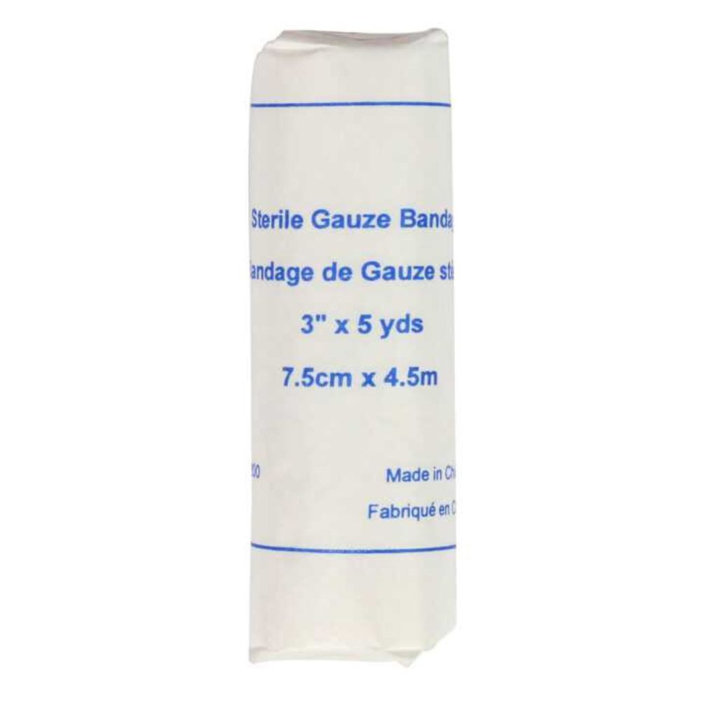 Gauze Roll, 7.5cm x 4.5m- 12 Rolls / Bag