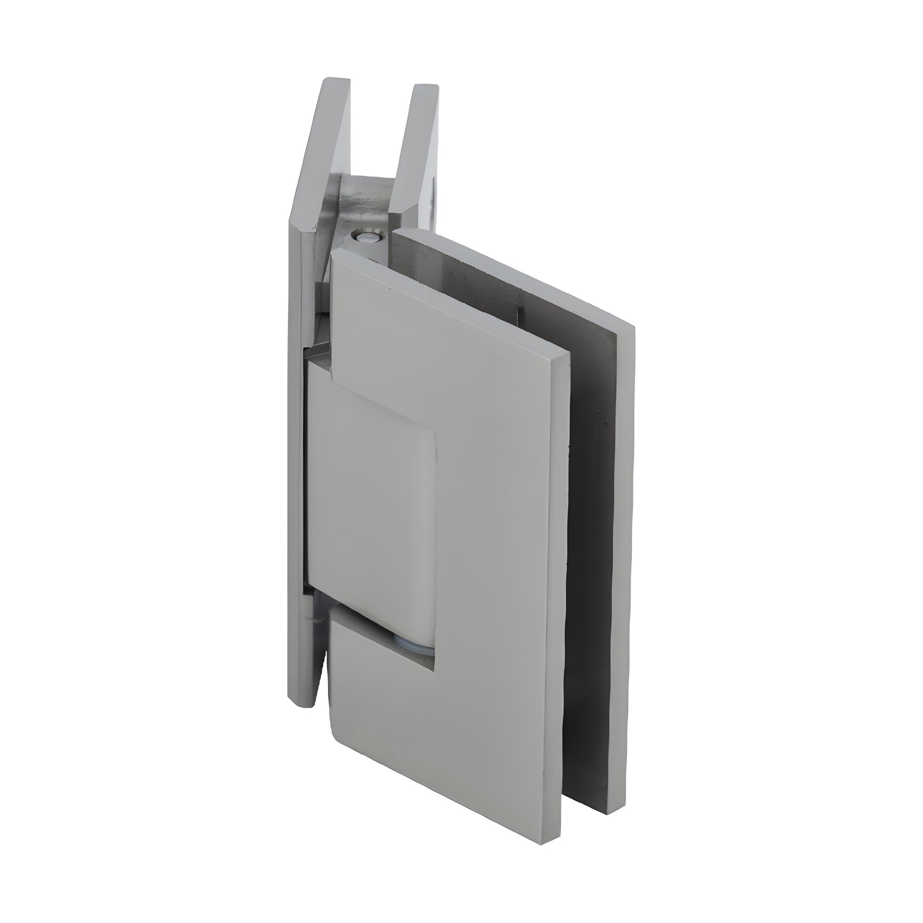 CRL Brushed Nickel Geneva 545 Series 135 Degree Glass-to-Glass Hinge