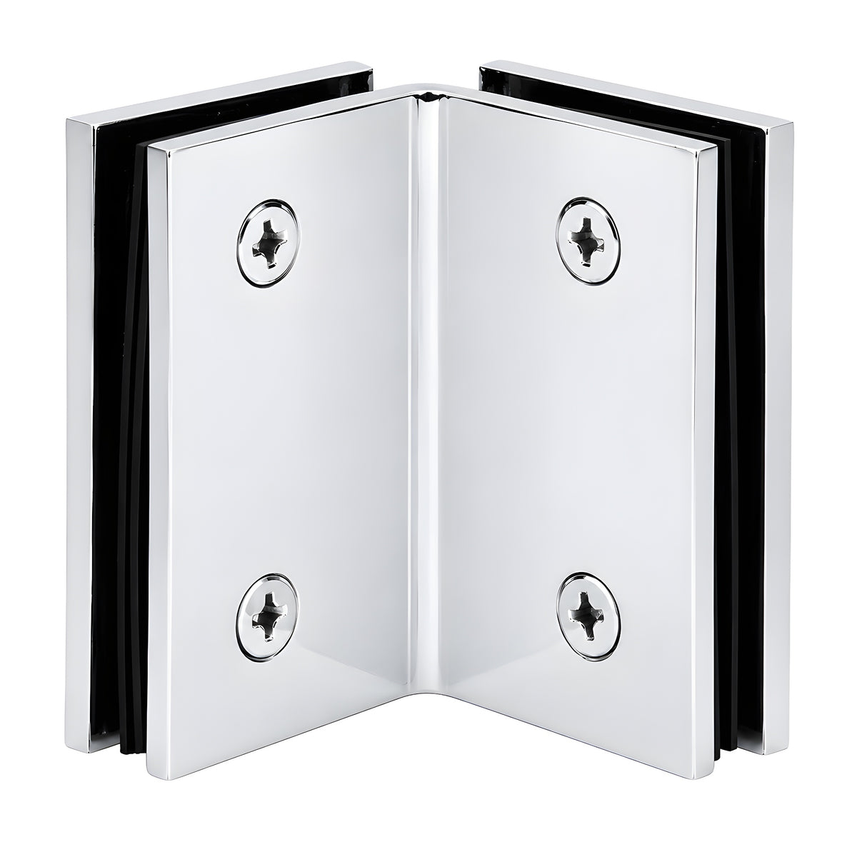 CRL Polished Chrome Geneva Series Glass-to-Glass Bracket