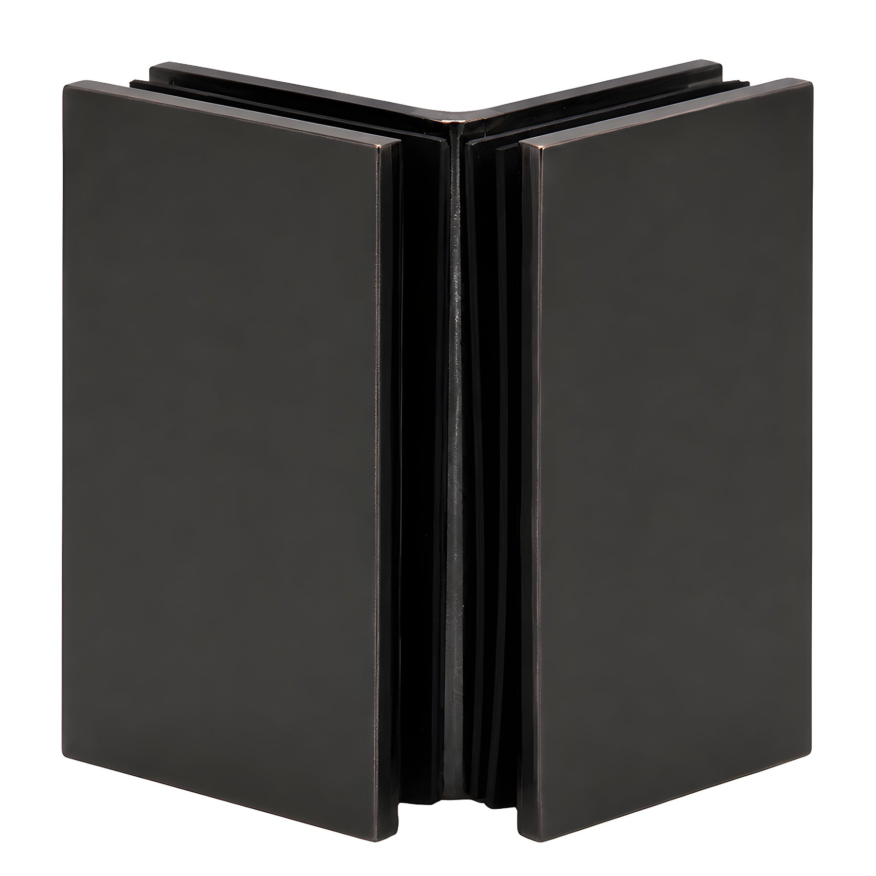 CRL Oil Rubbed Bronze Geneva Series Glass-to-Glass Bracket
