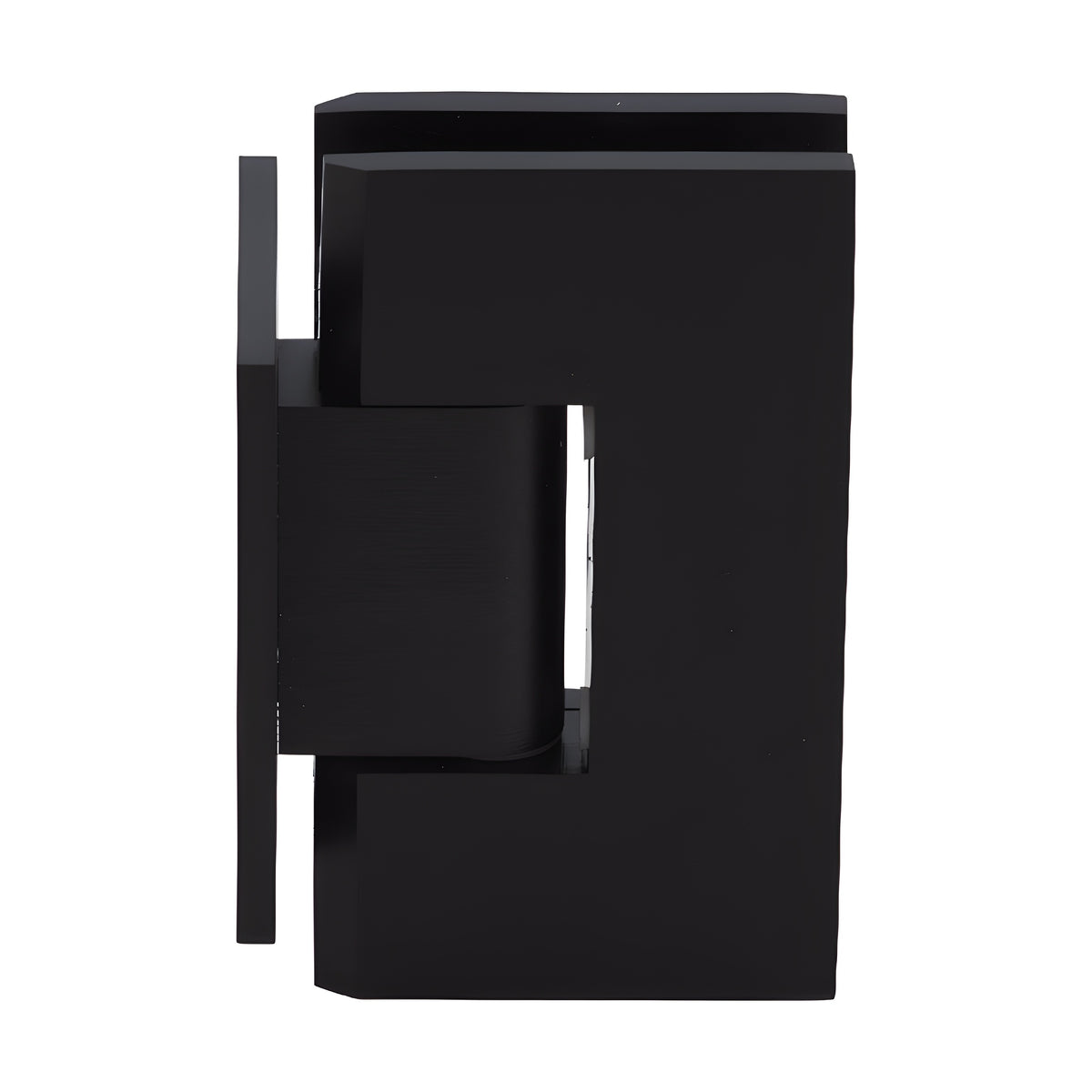 CRL Oil Rubbed Bronze Geneva 074 Series Wall Mount Short Back Plate Hinge