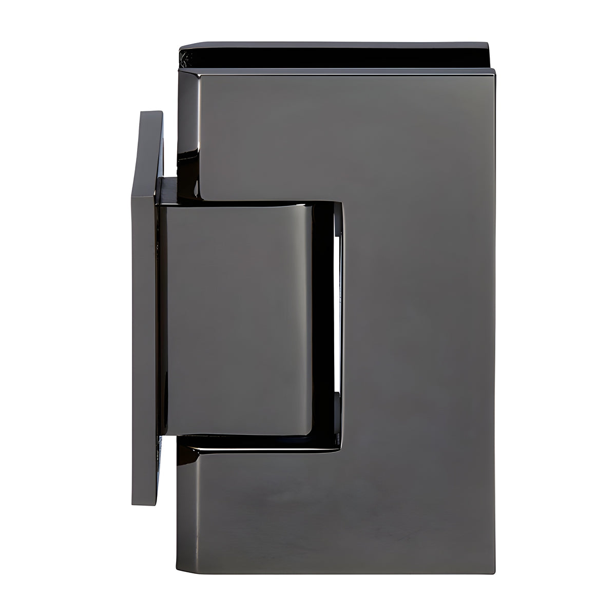 CRL Gun Metal Geneva 074 Series Wall Mount Short Back Plate Hinge
