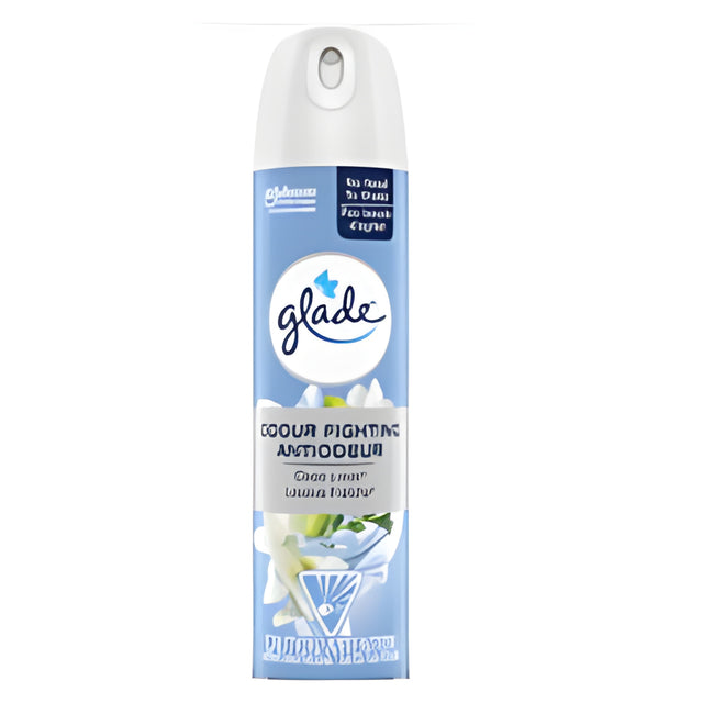 Glade Air Freshener, Clean Linen, Aerosol Can- 226g x 12 Cans / Case