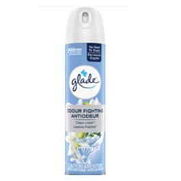 Glade Air Freshener, Clean Linen, Aerosol Can- 226g x 12 Cans / Case