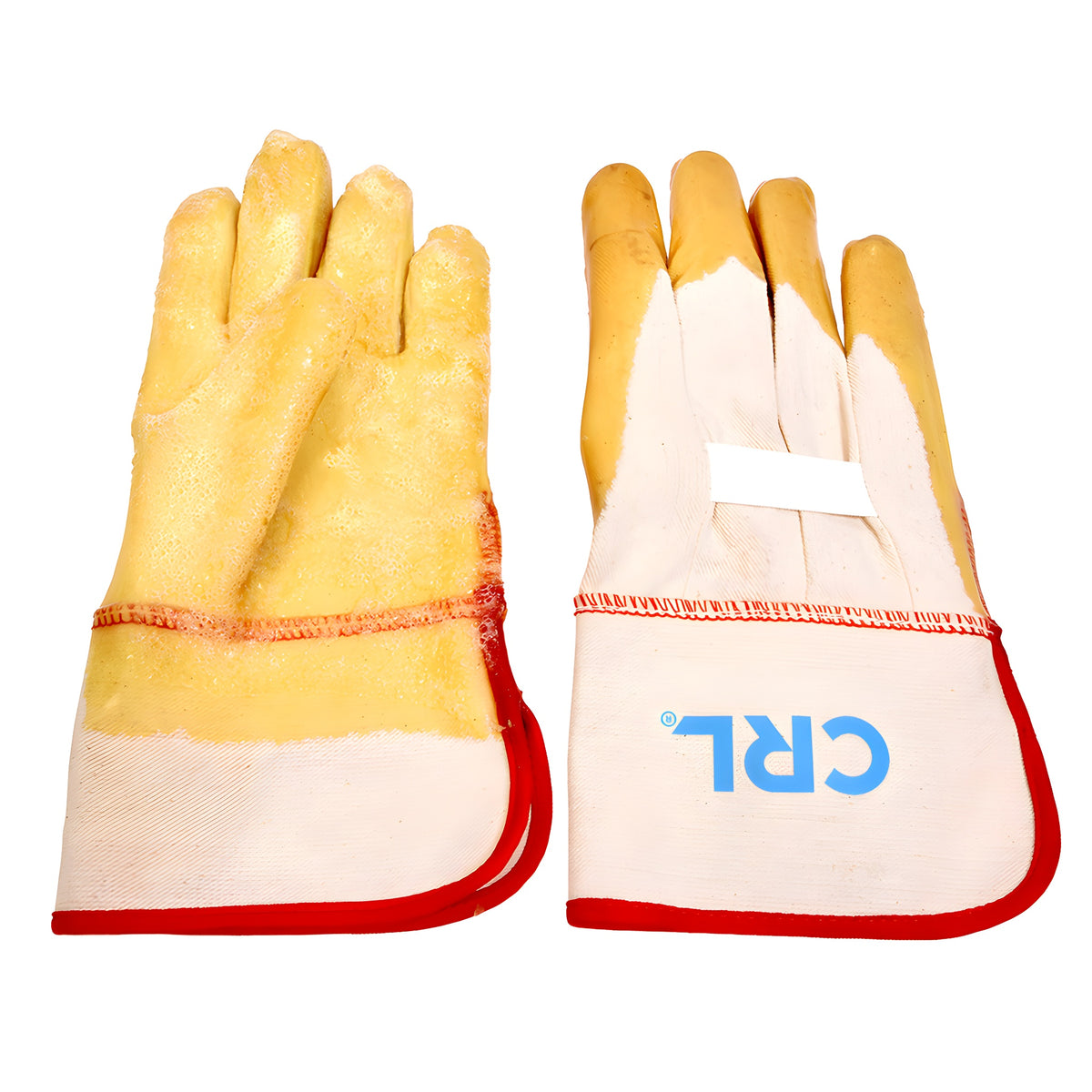 CRL Gauntlet Cuff Textured Finish Natural Rubber Palm Gloves
