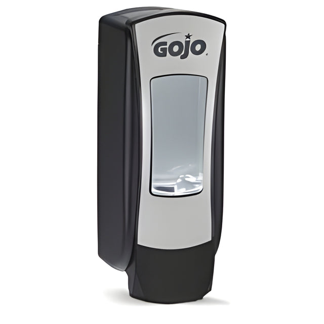 Gojo ADX-12 Push Style Dispenser for GOJO Foam Soap, Brushed Chrome / Black – 1 Ea