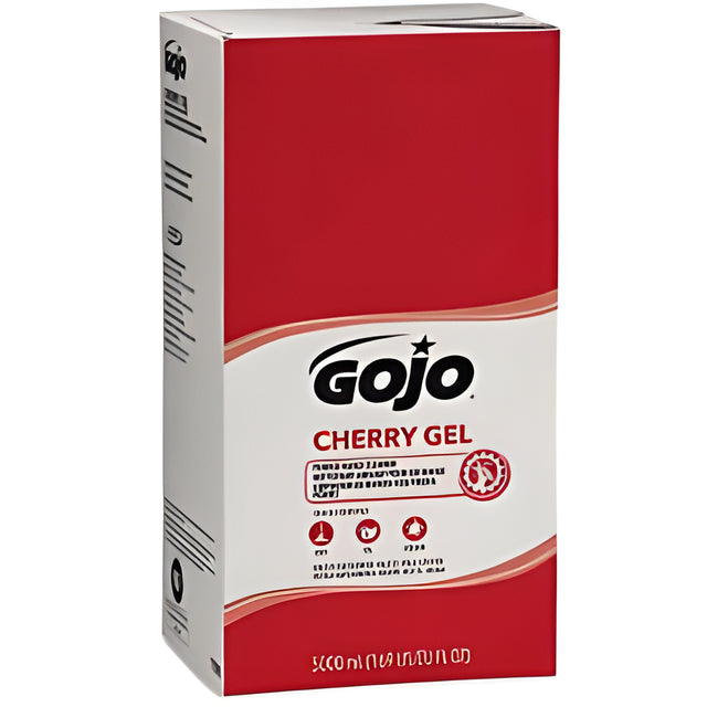 Gojo Cherry Gel Pumice Hand Cleaner with Pummice Refill for Pro TDX Dispenser – 5000 mL x 2 Cartridges / Case