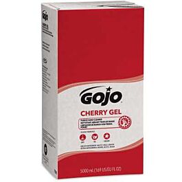 Gojo Cherry Gel Pumice Hand Cleaner with Pummice Refill for Pro TDX Dispenser - 5000 mL x 2 Cartridges / Case