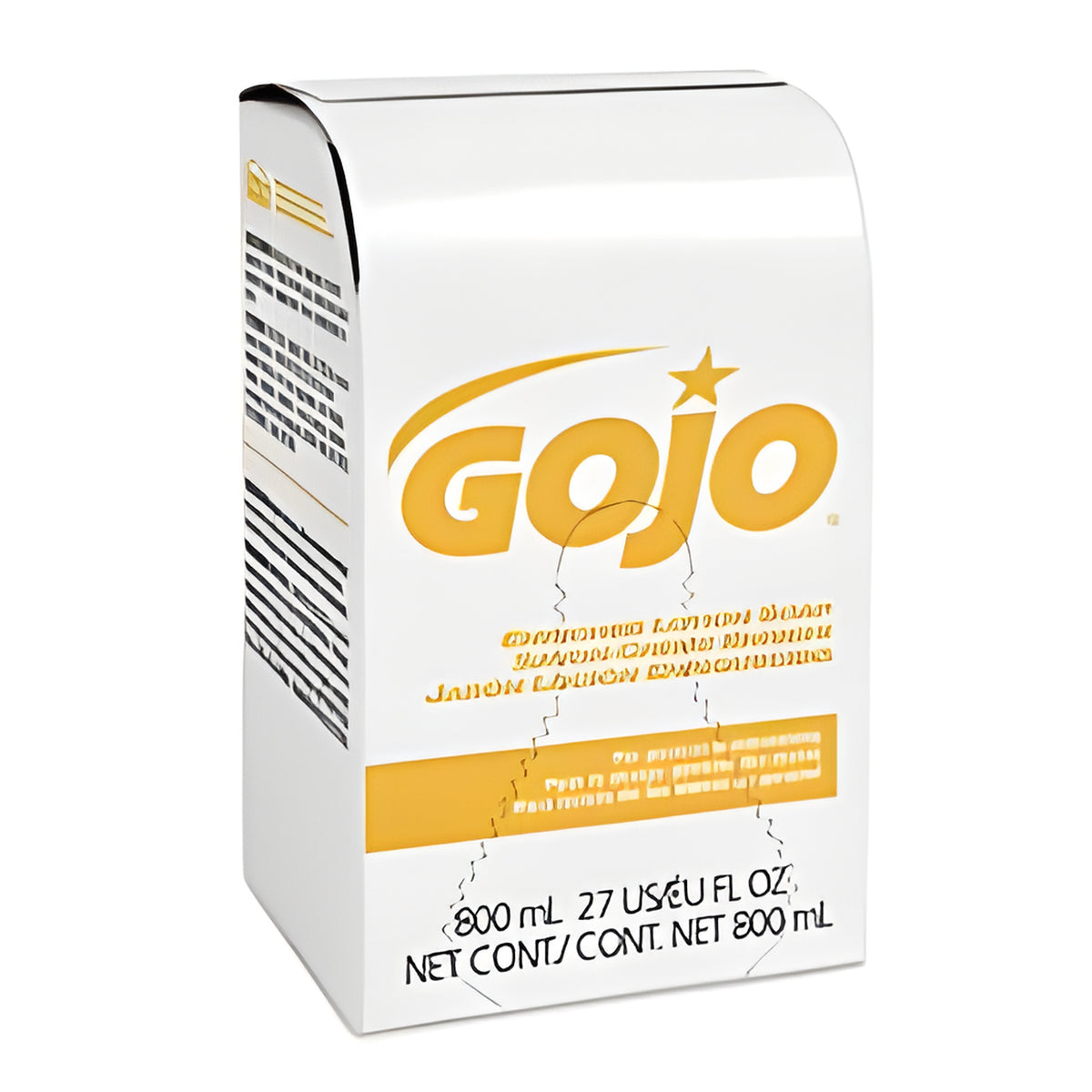 Gojo Enriched Lotion Soap Refills for Gojo Bag n Box Dispensers- 800mL x 12 Cartridges / Case