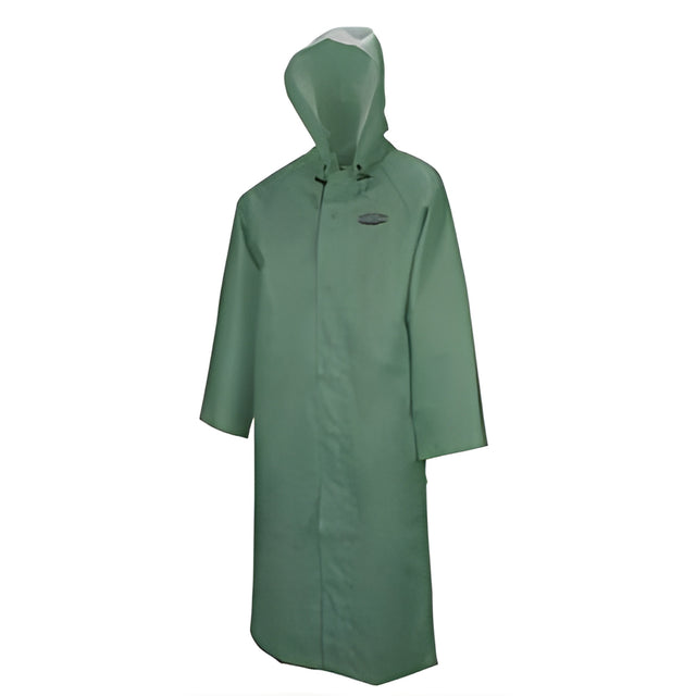 Hurricane PVC Raincoat, Green, Medium – 1 Ea