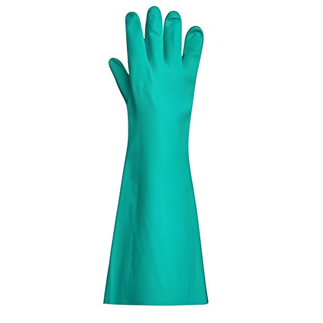 Nitrile Gloves, Unlined, 22 mil, 18" Sz 08 (Medium) – 12 Pairs/Bag
