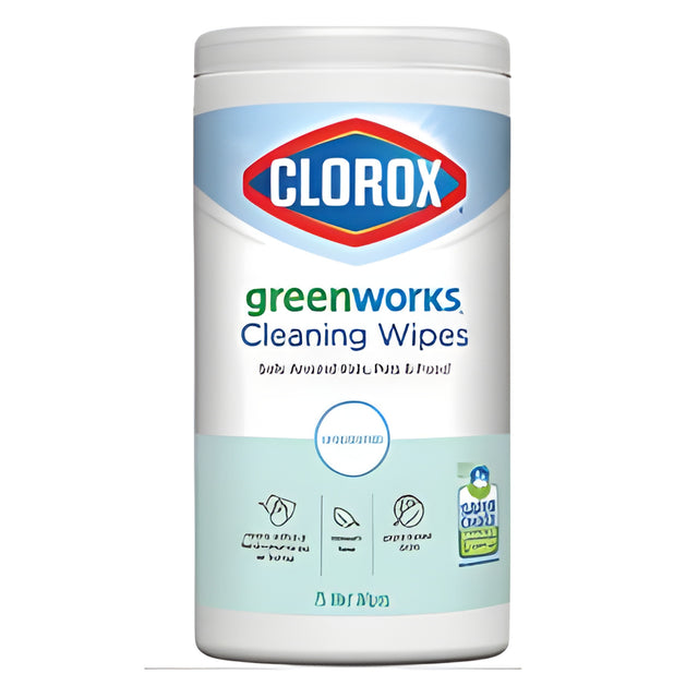 GreenWorks Cleaning Wipes- 75 Wipes x 6 Packs / Case
