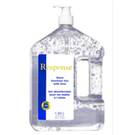 Grime Eater Response Hand Sanitizer Gel with Aloe- 1.89 L x 4 Bottles / Case