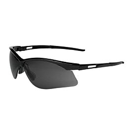 Groove Safety Glasses, Black Frame, Grey Lens- Sold by Box of 12 Pairs