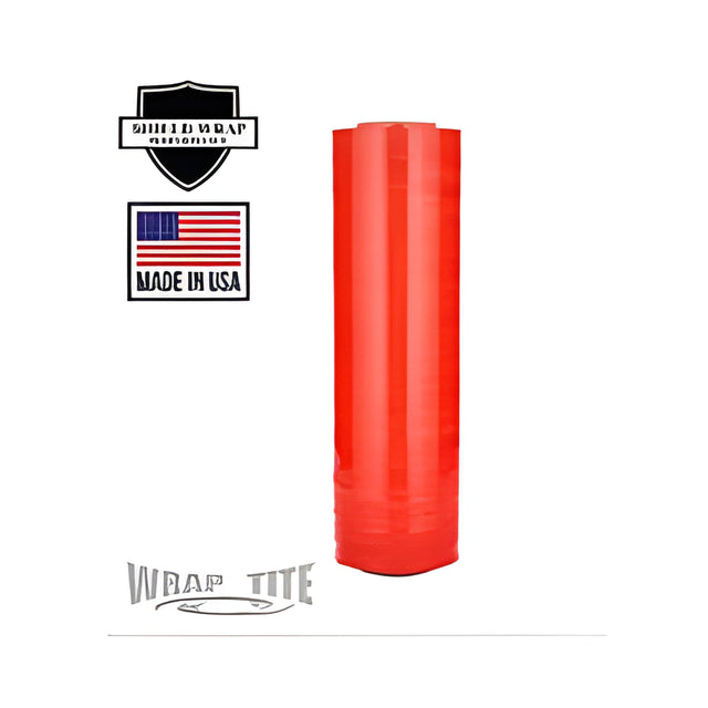 Hand Pallet Wrap, Hi-Performance, Orange, 47 Guage, 18" x 1500' – 4/Case