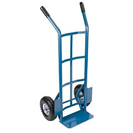 Heavy Duty Hand Truck, Pneumatic Wheels, Dual Handle- 1 Ea