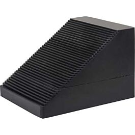 Heavy Duty Rubber Wheel Chock, 8-5/8"W x 10-5/8"H x 7"D -1 Ea