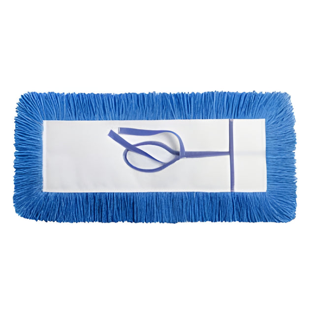 Hi Stat Dust Mop, Tie On Style, Blue, 12"- 1 Ea
