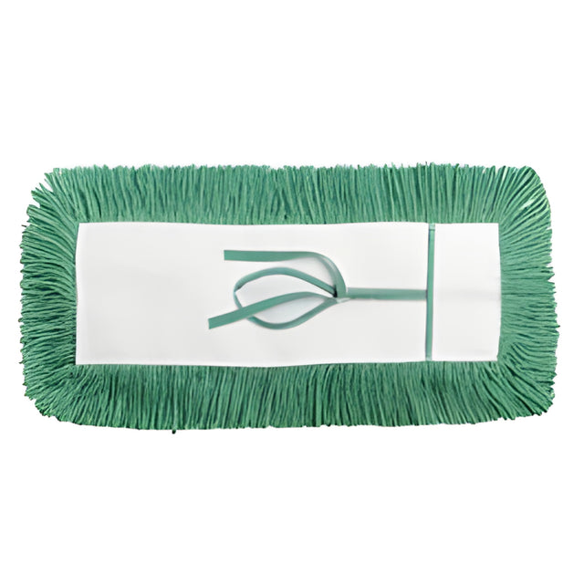 Hi Stat Dust Mop, Tie On Style, Green, 18"- 1 Ea