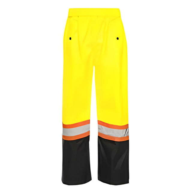 Hi-Vis Rain Pants, Yellow / Black, Small
