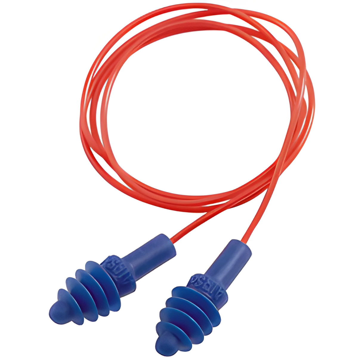 Howard Leight Air Soft Earplugs, Red Polycord - 100 Pair / Box