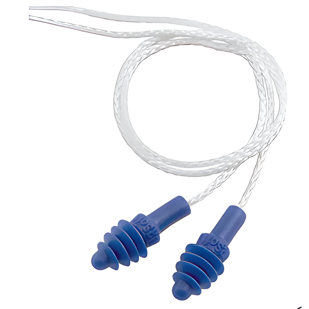 Howard Leight Air Soft Earplugs, White Cloth Cord - 100 Pair / Box