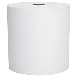 KC 01080 Kleenex Hard Roll Paper Towels, Whie, 8"x 425''- 12 Rolls / Case
