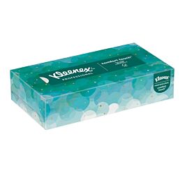 KC 21400 Kleenex Professional Facial Tissue, Flat Box, 2 Ply, 100 Sheets / Box- 36 Boxes / Case
