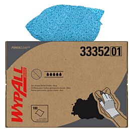 KC 33352 WypAll Oil, Grease & Ink Cloths- 180 Sheets / Box