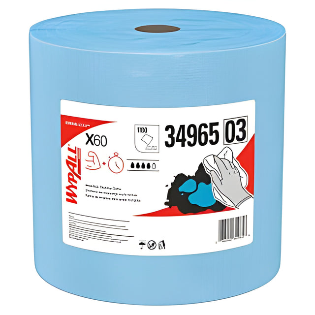 KC 34965 WypAll GeneralClean X60 Multi-Task Cleaning Cloths, Blue – 1,100 Sheets/Roll