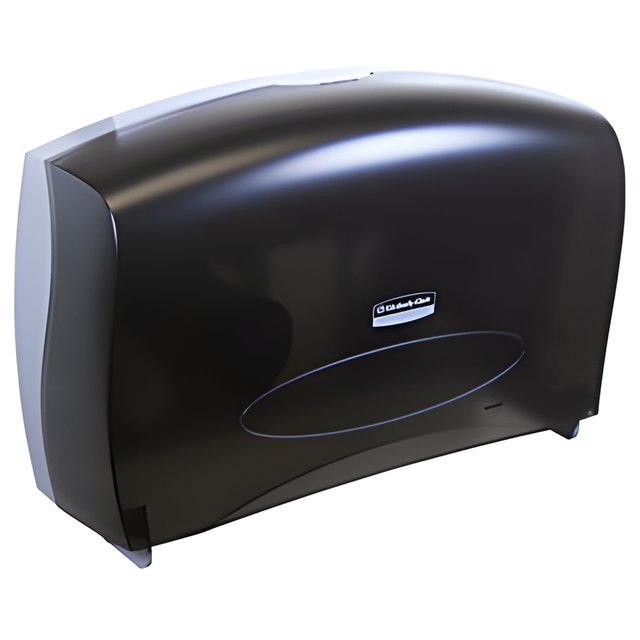 KC Cored Twin Bath Tissue Dispenser, Black