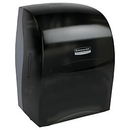 KC Professional Sanitouch Manual Hard Roll Towel Dispenser, Black- 1 Each