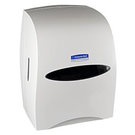 KC Professional Sanitouch Manual Hard Roll Towel Dispenser, White- 1 Each