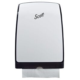 KC Scott Slimfold Towel Dispenser, White- 1 Each