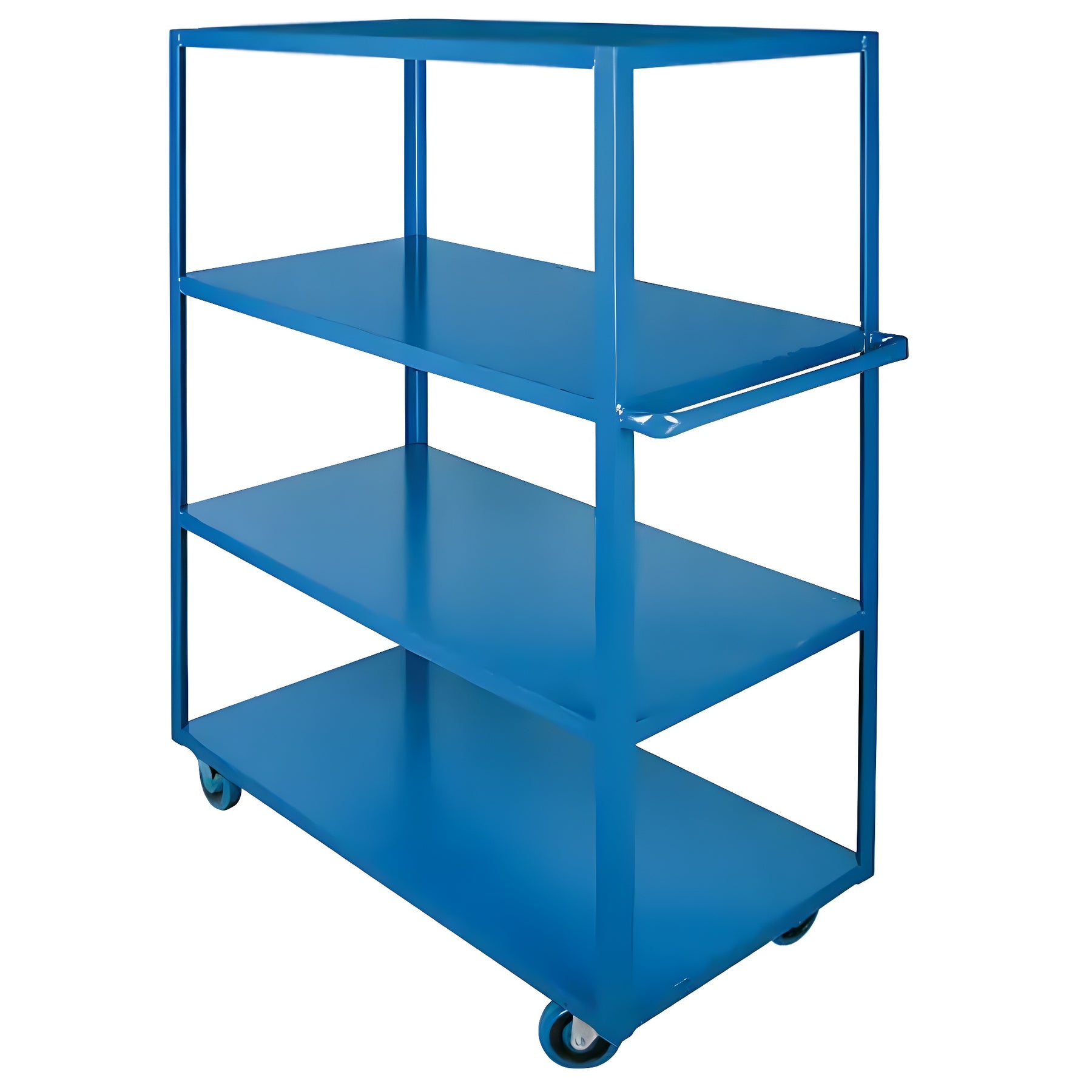 KLETON Heavy-Duty Shelf Carts, 4 Tiers, 24" W x 61" H x 48" D, 1200 lbs. Capacity - 1 EA