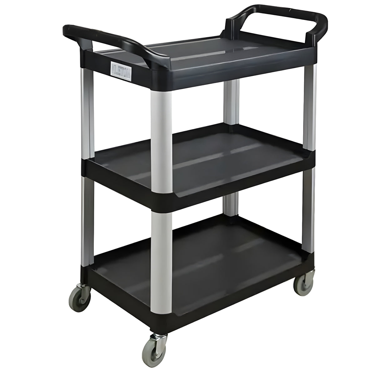KLETON Utility Cart, 3 Tiers, 16-3/4" x 37" x 33-1/2", 250 lbs. Capacity - 1 EA