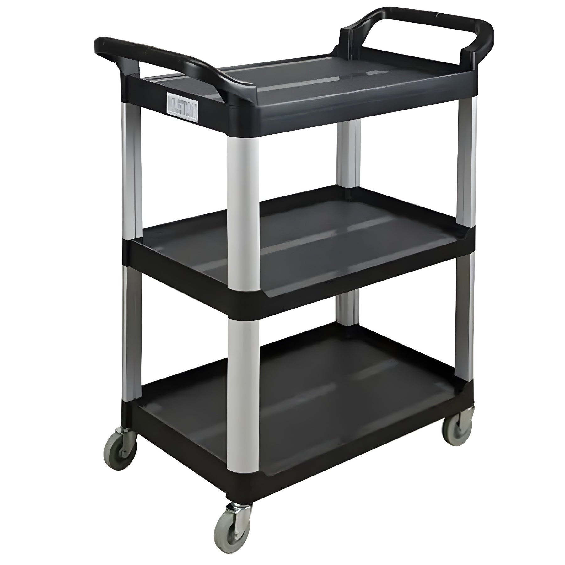 KLETON Utility Cart, 3 Tiers, 16-3/4" x 37" x 33-1/2", 250 lbs. Capacity - 1 EA