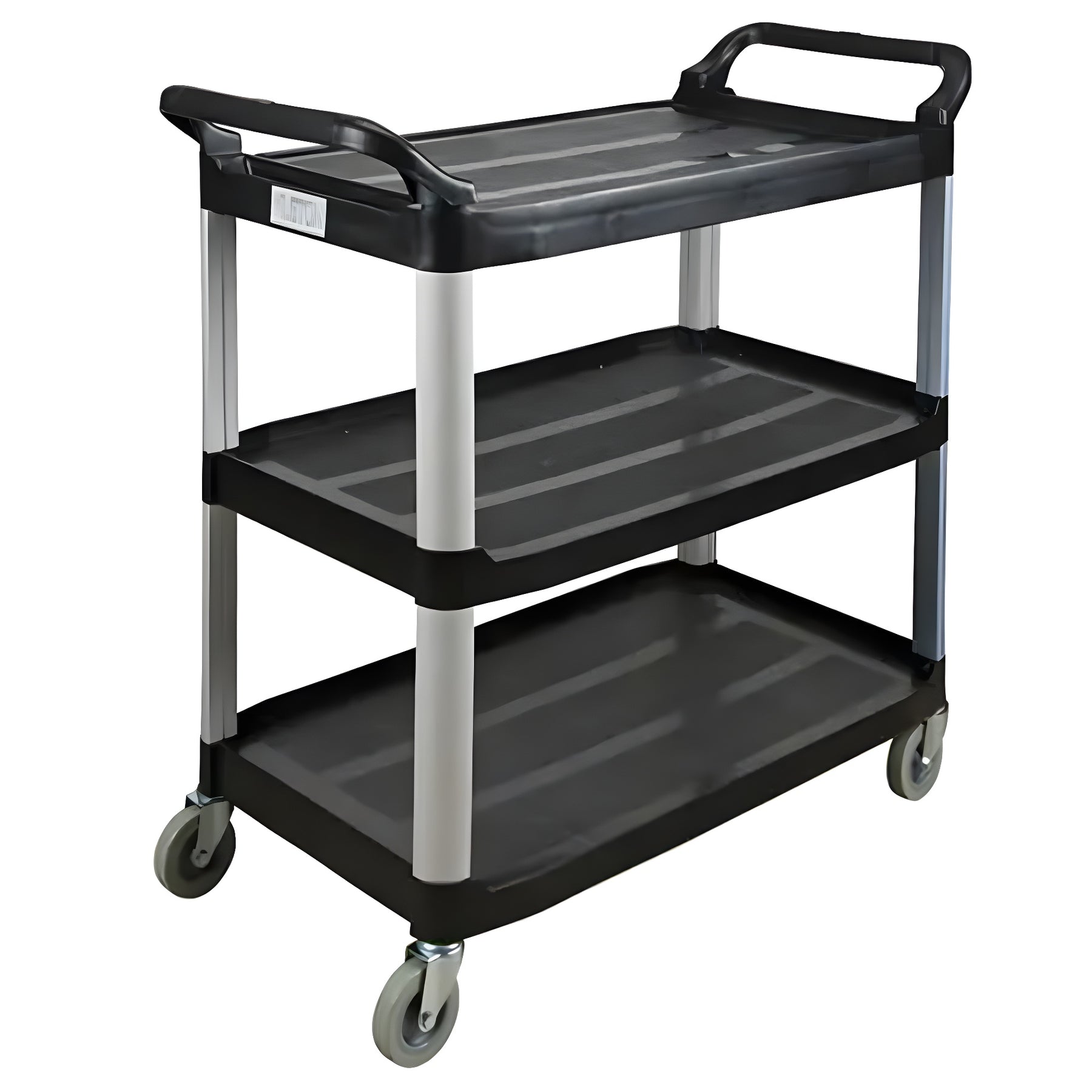 KLETON Utility Cart, 3 Tiers, 19-3/4" x 37-1/2" x 40-1/4", 250 lbs. Capacity - 1 EA