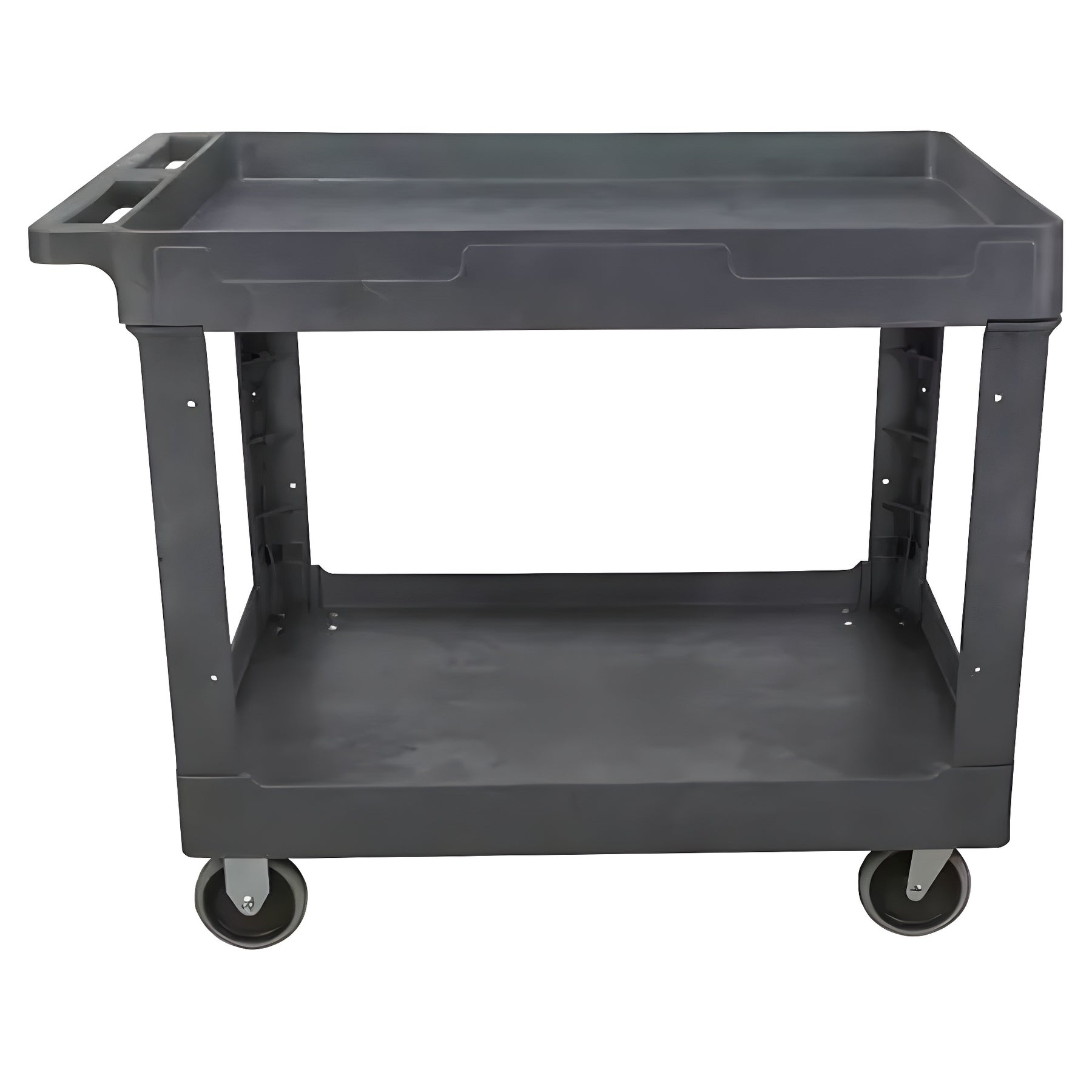 KLETON Utility Service Cart, 2 Tiers, 24-5/8" x 32-1/2" x 40", 550 lbs. Capacity - 1 EA