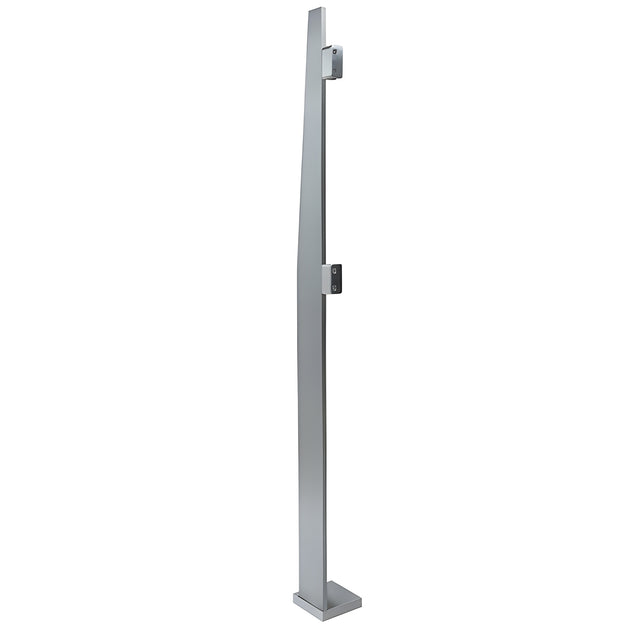 CRL Klarity Brushed Stainless Steel Left End Custom Post