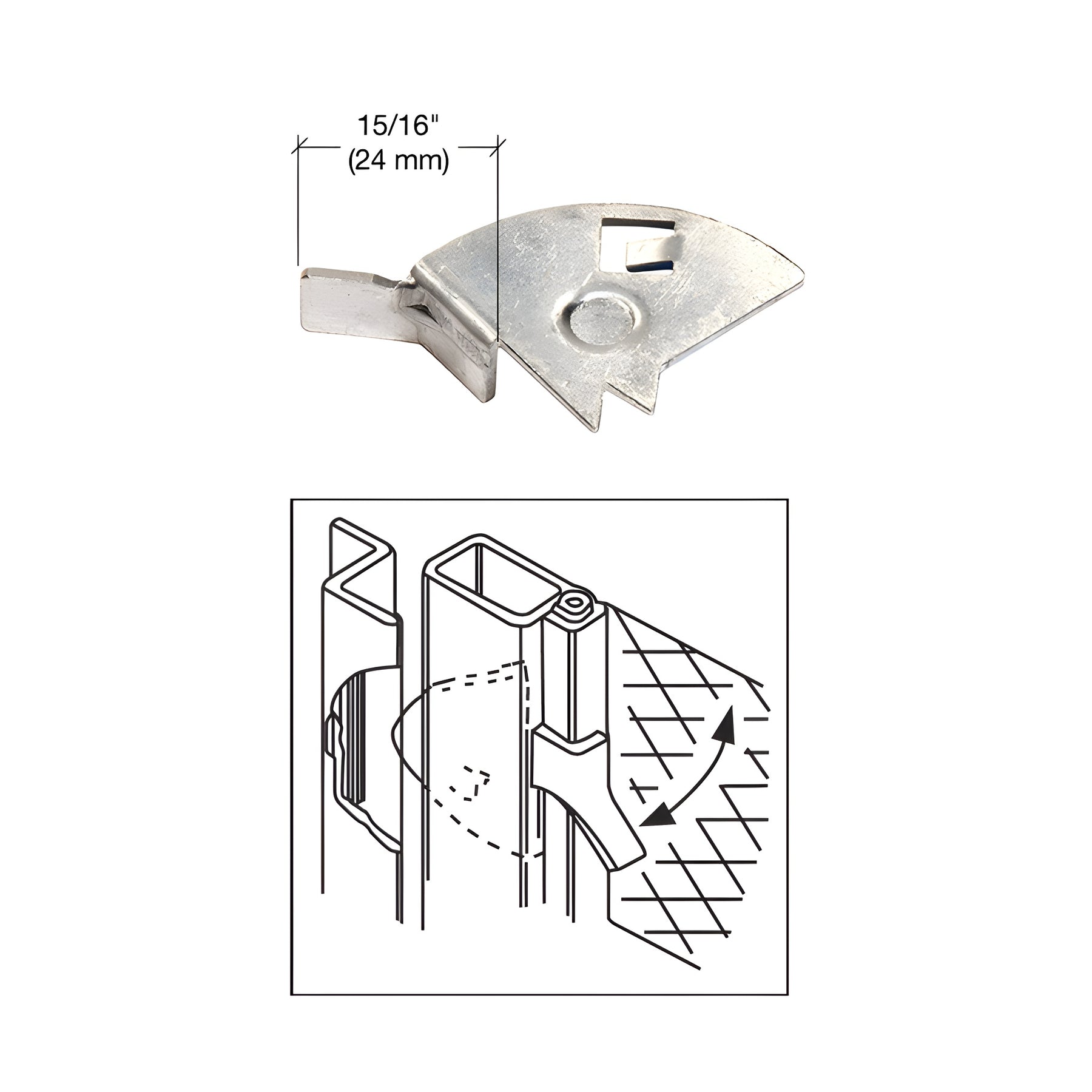 CRL Bulk Inside Blade Knife Latch - Pack