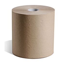 Kruger 01855 Metro Long Roll Towel, Kraft, 8" x 800'- 6 Rolls / Case
