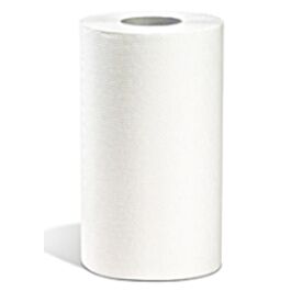 Kruger 01930 White Swan Roll Towel, White, 8" x 205'- 24 Rolls / Case