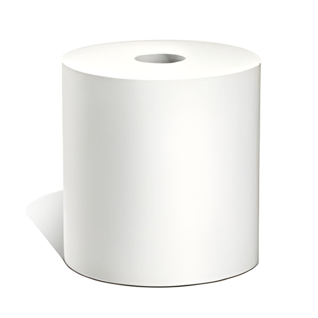 Kruger 01950 White Swan Long Roll Towel, White, 8" x 800'- 6 Rolls / Case