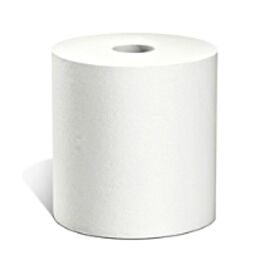Kruger 01950 White Swan Long Roll Towel, White, 8" x 800'- 6 Rolls / Case