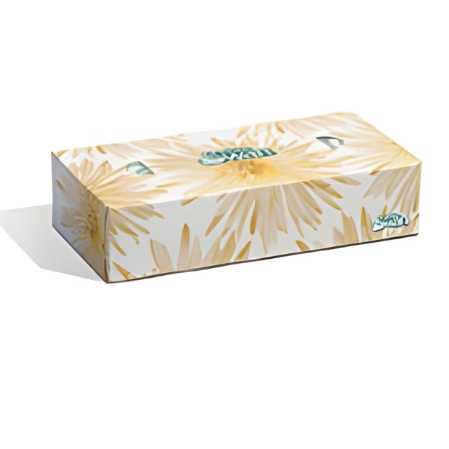 Kruger 08301 White Swan Facial Tissue, 2 Ply, White, 100 Sheets / Box- 30 Boxes / Case