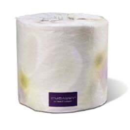Kruger Embassy 05490 Premium Bath Tissue , 2-Ply, White 418 Sheets / Roll- 48 Rolls / case