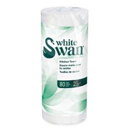 Kruger White Swan Professional Towel- 80 Sheets x 30 Rolls / Case